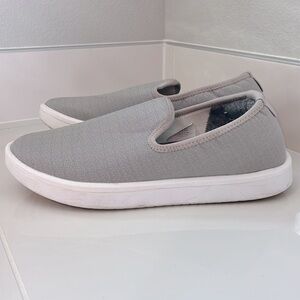 Allbirds Women’s Wool Lounger Woven Gray & White Slip-On Shoes Size 9